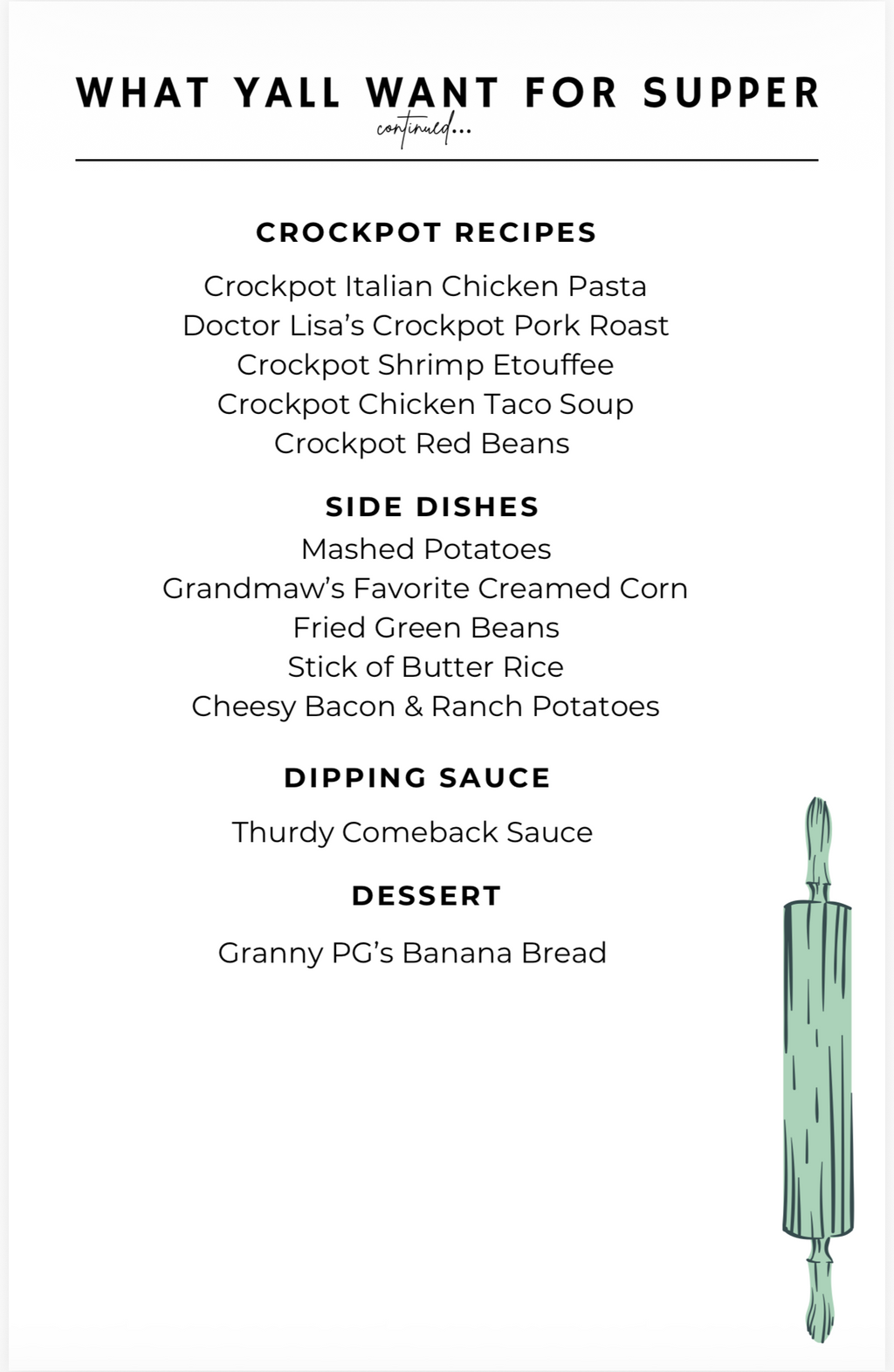 DIGITAL COOKBOOK: First Ever Cookbook